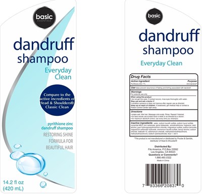 Image Of Label (Dandruff Shampoo Everyday Clean 420 mL)